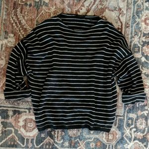 All Saints 'Marty' striped crew neck sweater